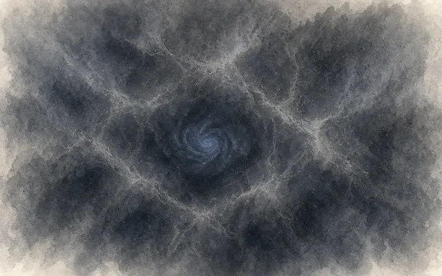 星系與大尺度結構：溫和示意，年代為約數